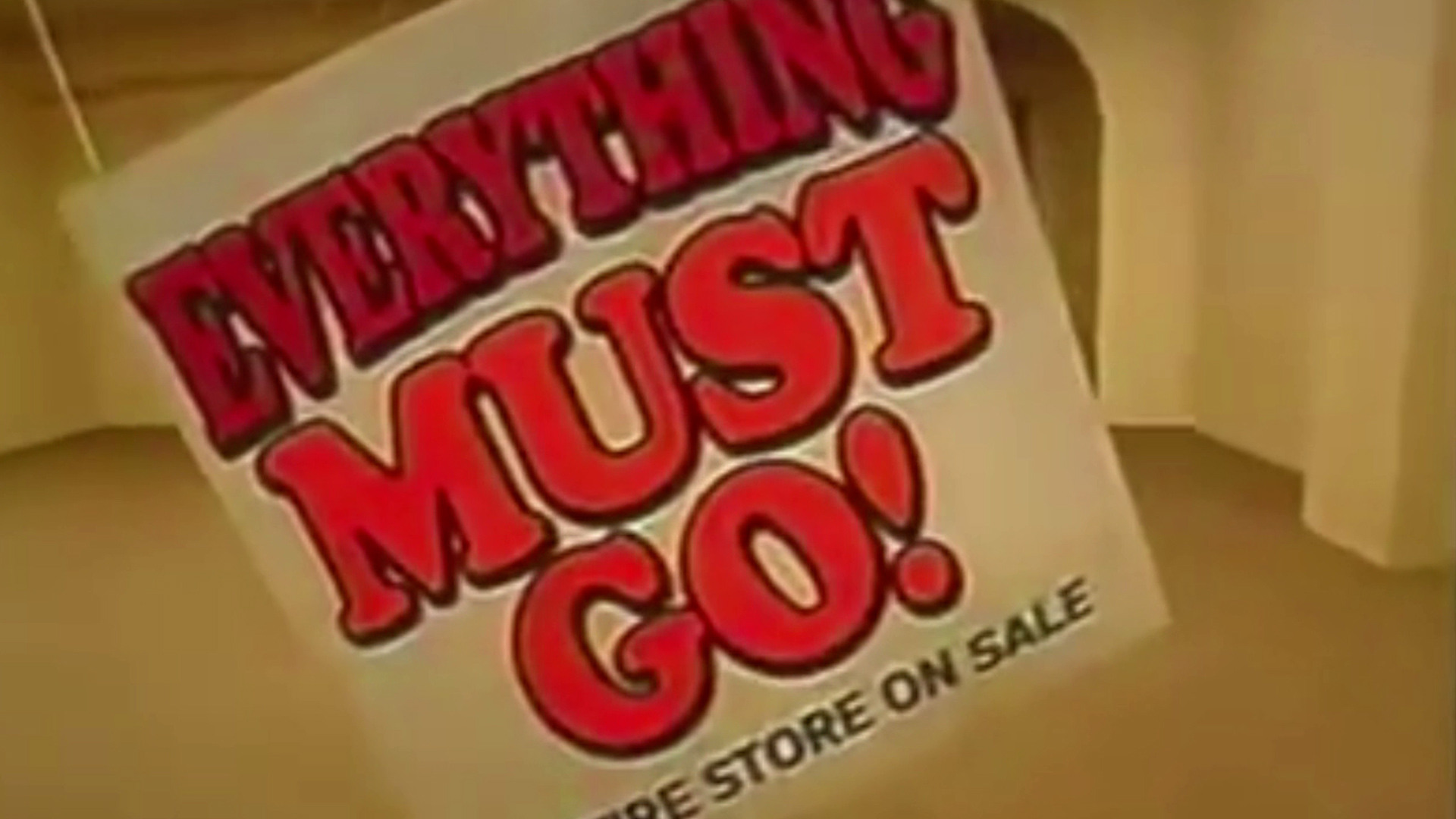 Backrooms Everything Must Go